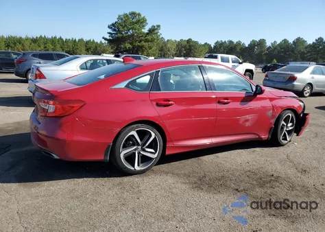 2019 Honda Accord Sport из США, поврежденный, VIN 1HGCV1F31KA051186